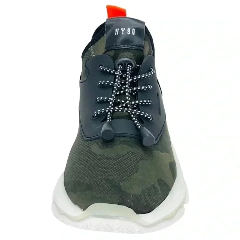Steve Madden Impact Camouflage Mid Top Mens Fashion Sneakers Size 7M - Picture 6 of 13